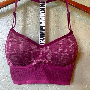 PINK Seamless wireless Bra with Adjustable Straps medium